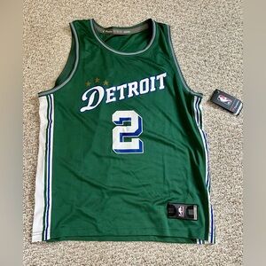 NBA Cunningham #2 Detroit Pistons City Edition Jersey Fanatics Fast Break M NWT​